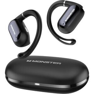 Monster AC322 Bluetooth Headphones - Wireless Open Ear-hook , 36H, IPX5